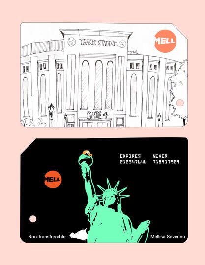"MELL'S MetroCards" series, 2023